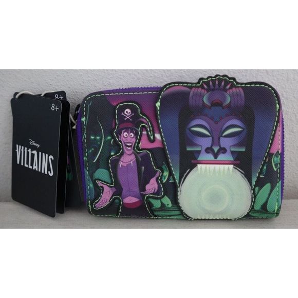 Loungefly WDWA2014 Disney Princess & The Frog Dr Facilier Zip Around Wallet - Picture 1 of 7